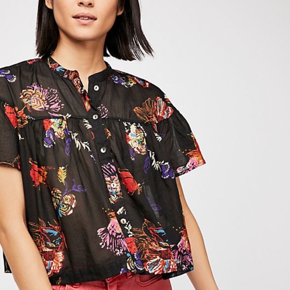 Free People Tops - Free People Sweet Escape Button-down XS